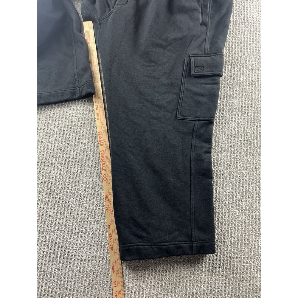 Duluth Trading Co Mens Souped-Up Sweats Storm Cargo Sweatpants Belted 3XL x 28"* - Picture 8 of 12